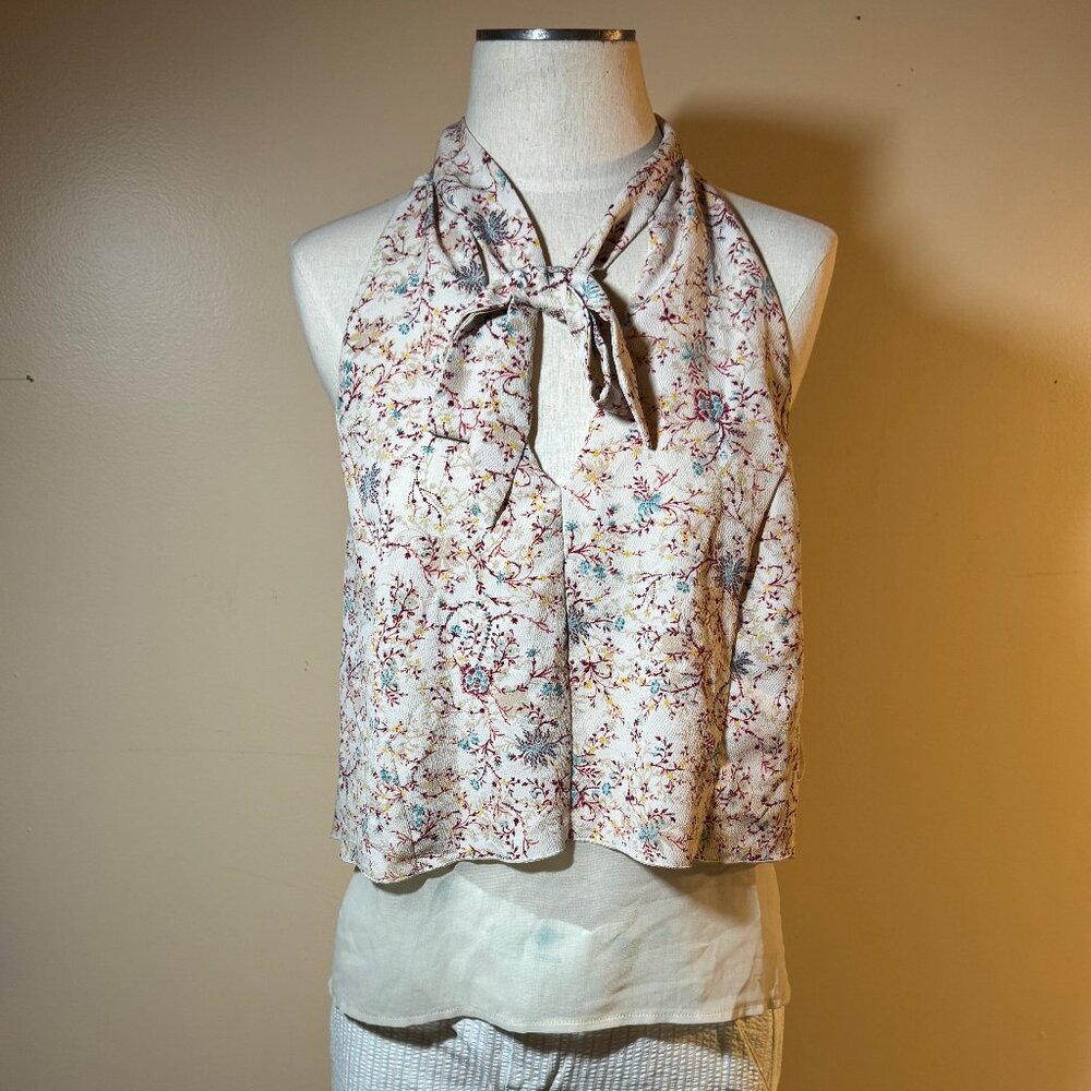 Zara | Floral Halter Top